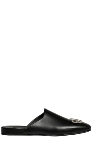 Balenciaga BB Plaque Mules
