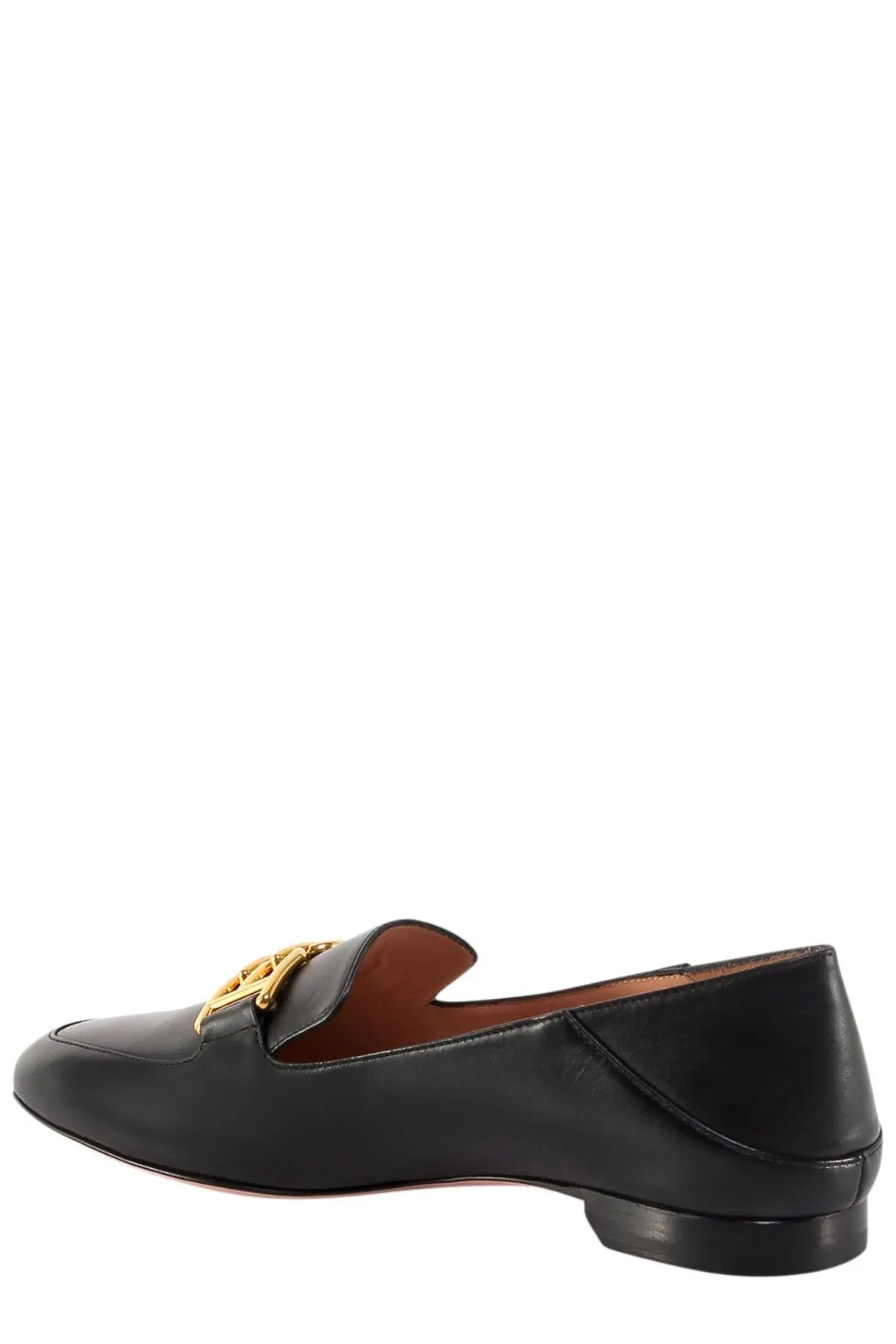 Bally Ellah B Logo Plaque Square Toe Loafers