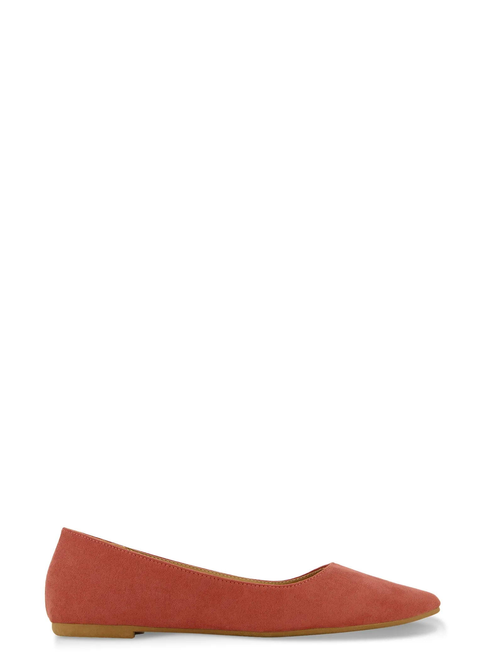 Basic Solid Pointed Toe Flats