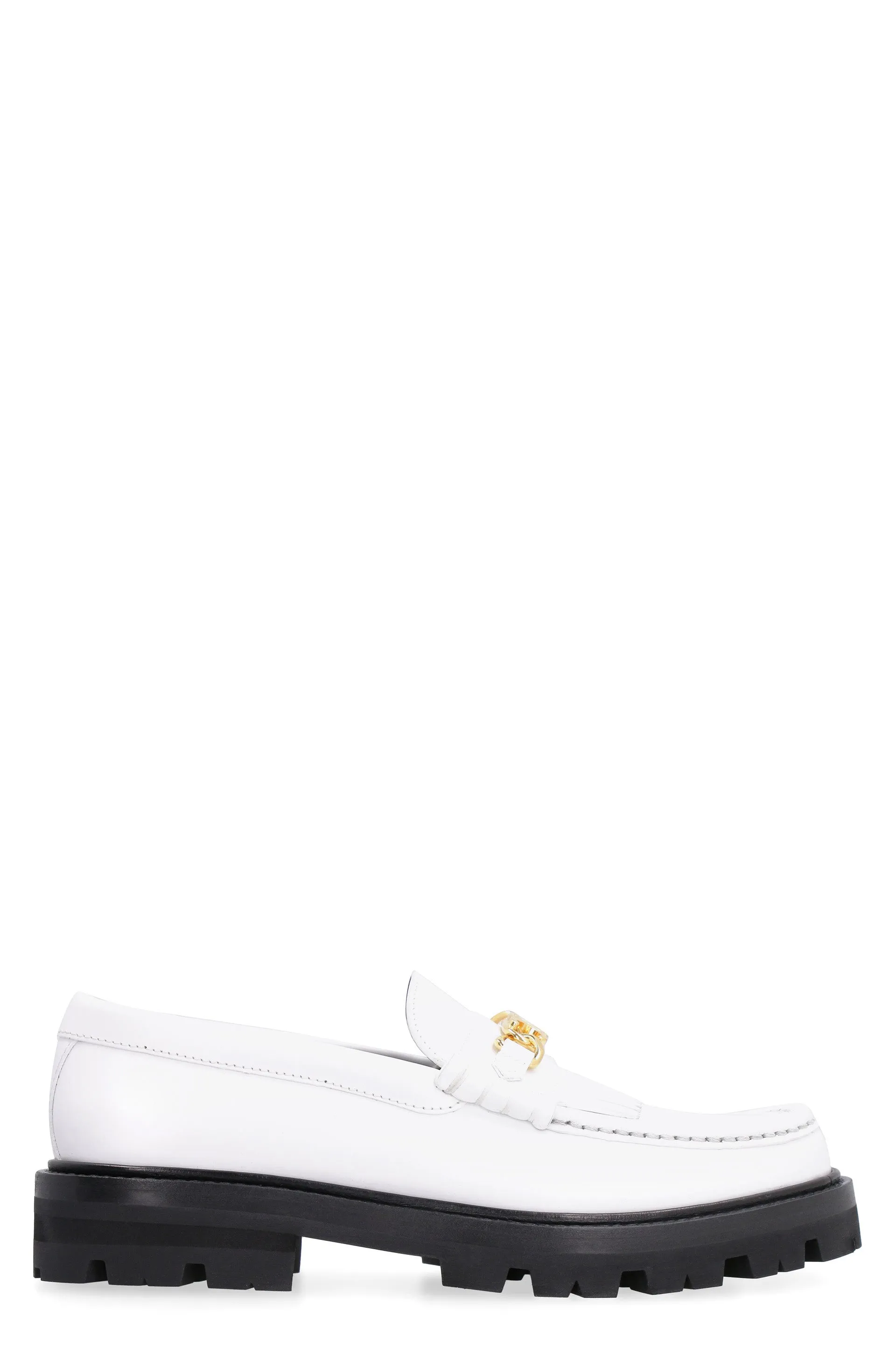 Celine Margaret Chain Detailed Loafers