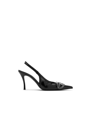 D-Venus Leather Slingback Pumps