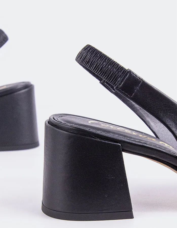 Dalida Black Leather