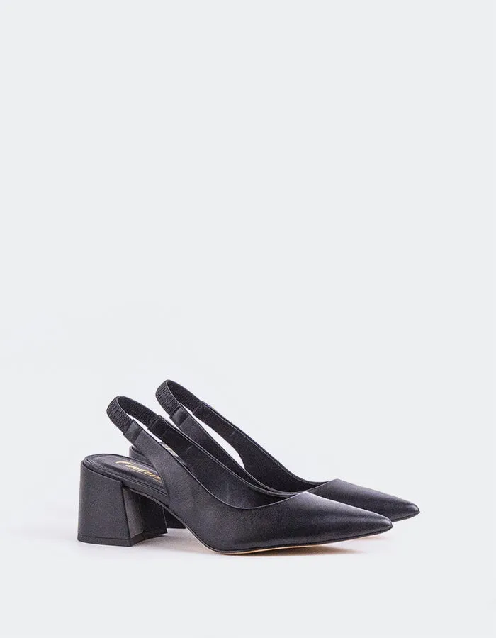 Dalida Black Leather
