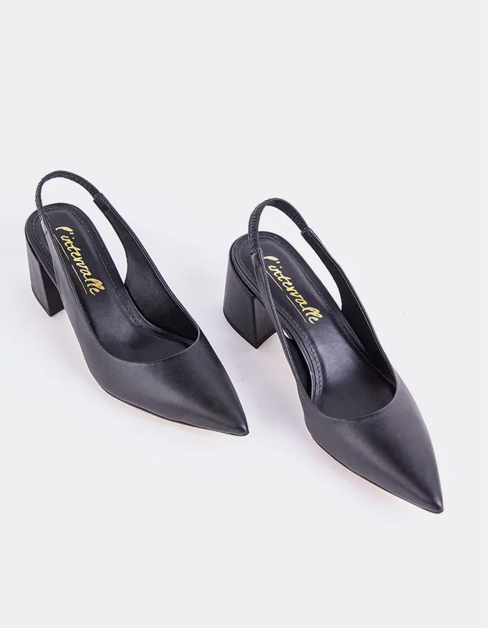 Dalida Black Leather