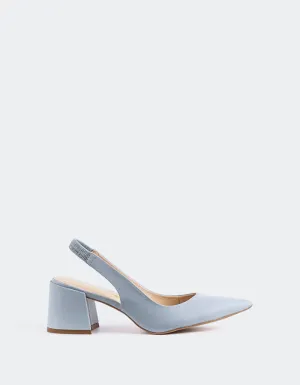 Dalida Blue Leather