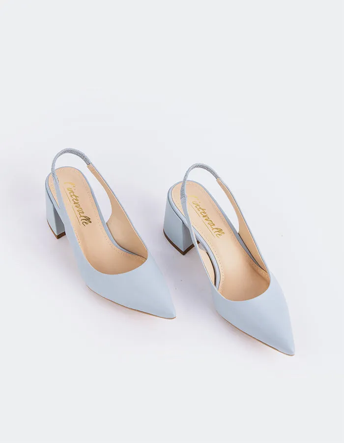 Dalida Blue Leather