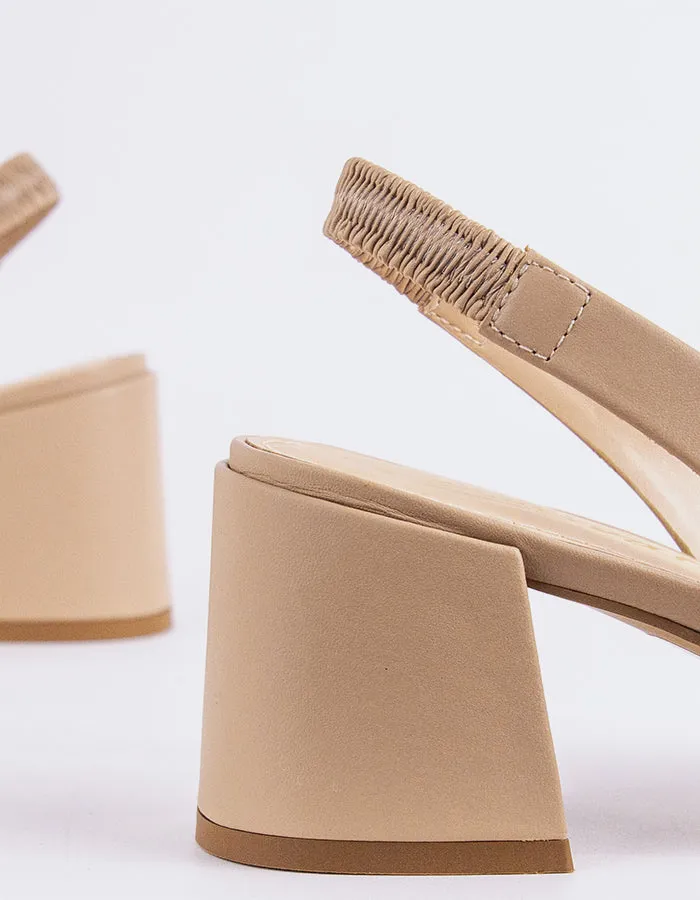Dalida Nude Leather