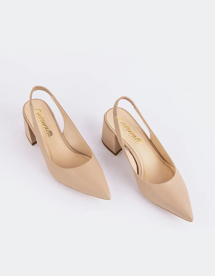 Dalida Nude Leather