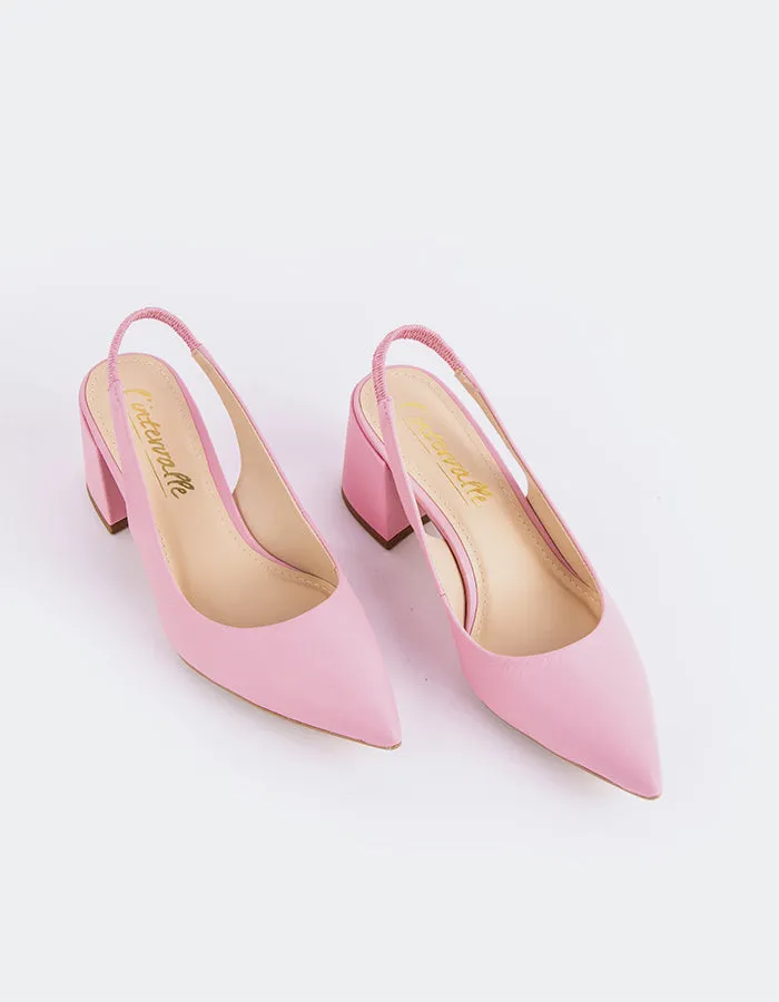 Dalida Pink Leather