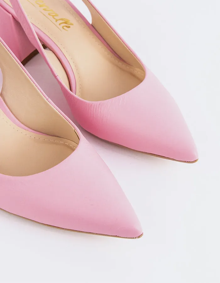 Dalida Pink Leather