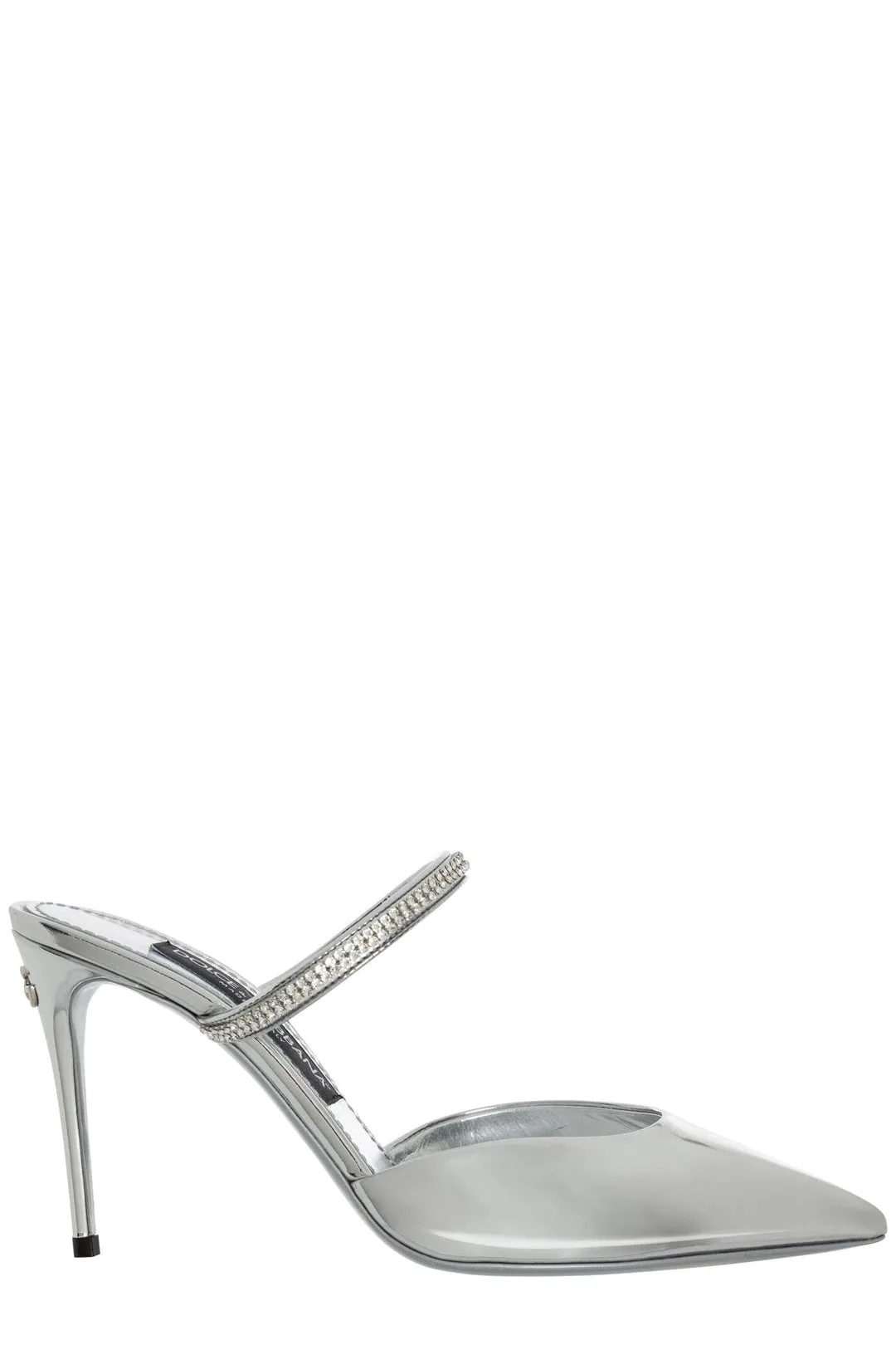 Dolce & Gabbana Embellished Pointed-Toe Mules