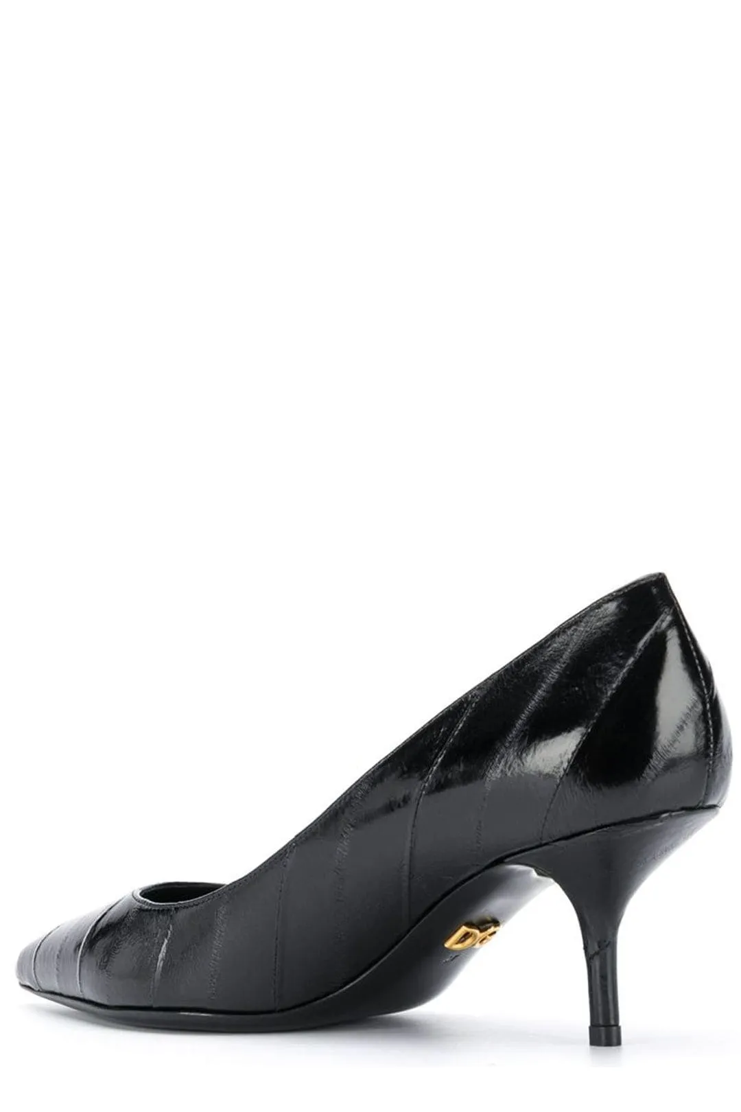 Dolce & Gabbana Striped Pointed Toe Pumps
