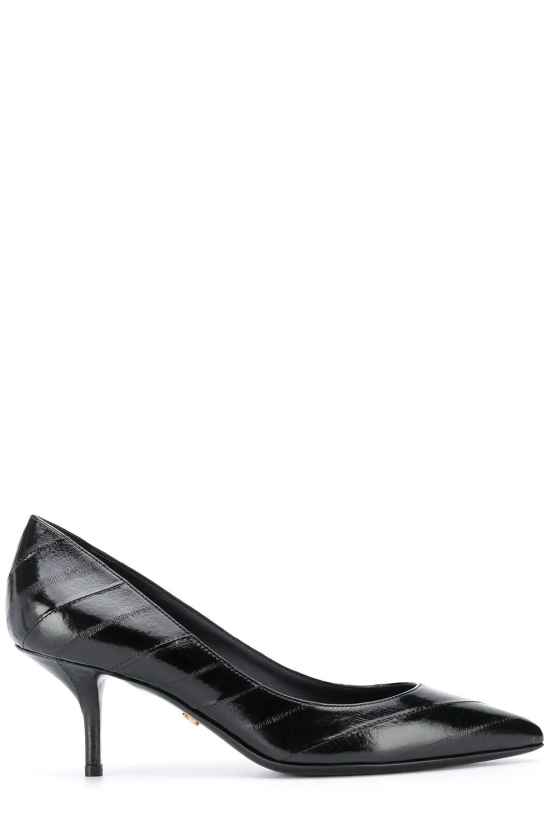 Dolce & Gabbana Striped Pointed Toe Pumps