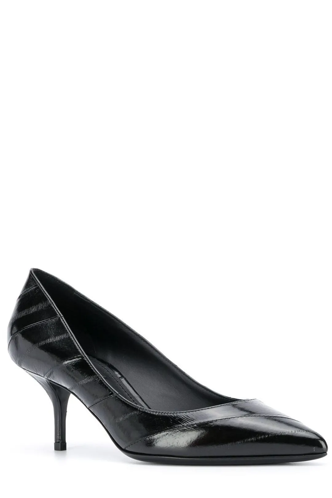 Dolce & Gabbana Striped Pointed Toe Pumps
