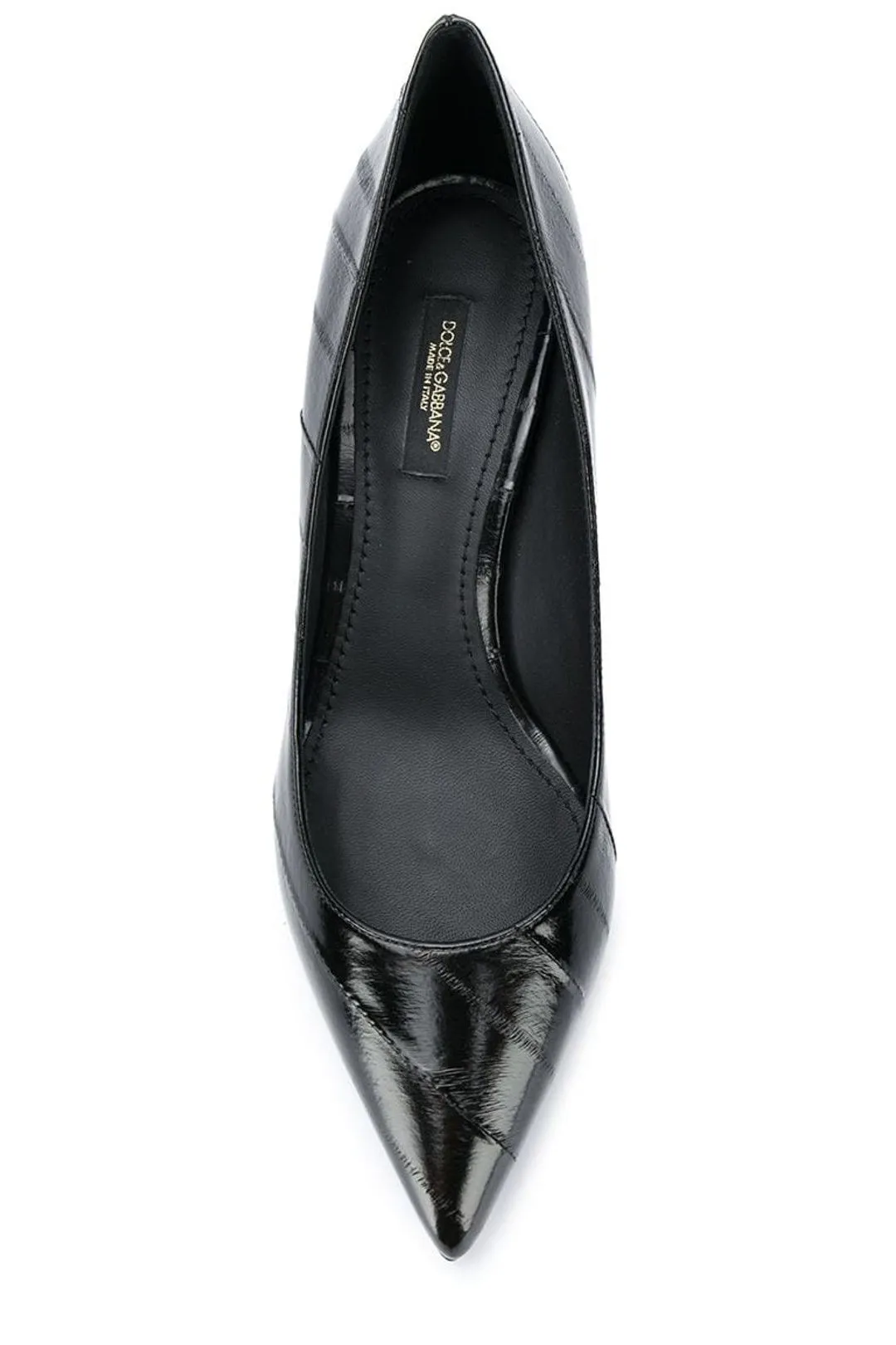 Dolce & Gabbana Striped Pointed Toe Pumps