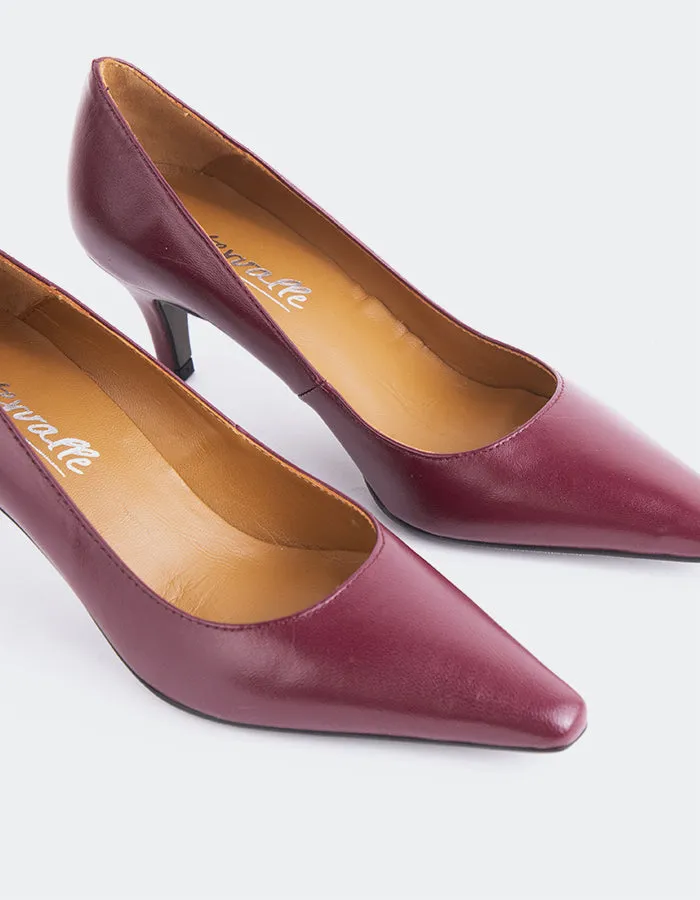 Edzell Burgundy Leather