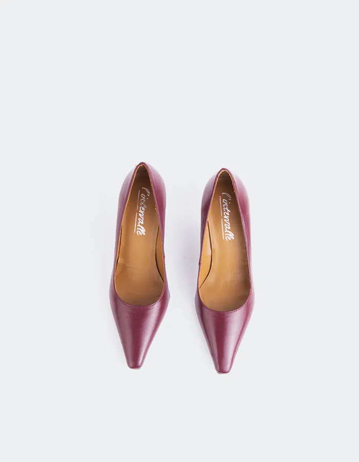 Edzell Burgundy Leather