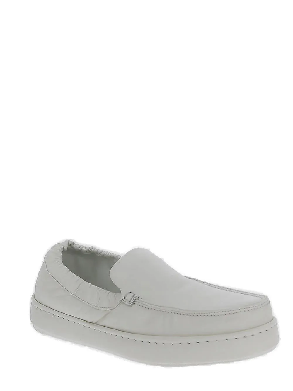 Ermenegildo Zegna Round Toe Slip-On Slippers