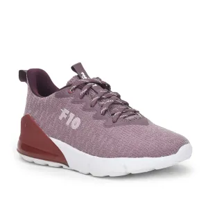 Force 10 Sports Lacing Shoes For Ladies (Pink) LUNAR-1 By Liberty