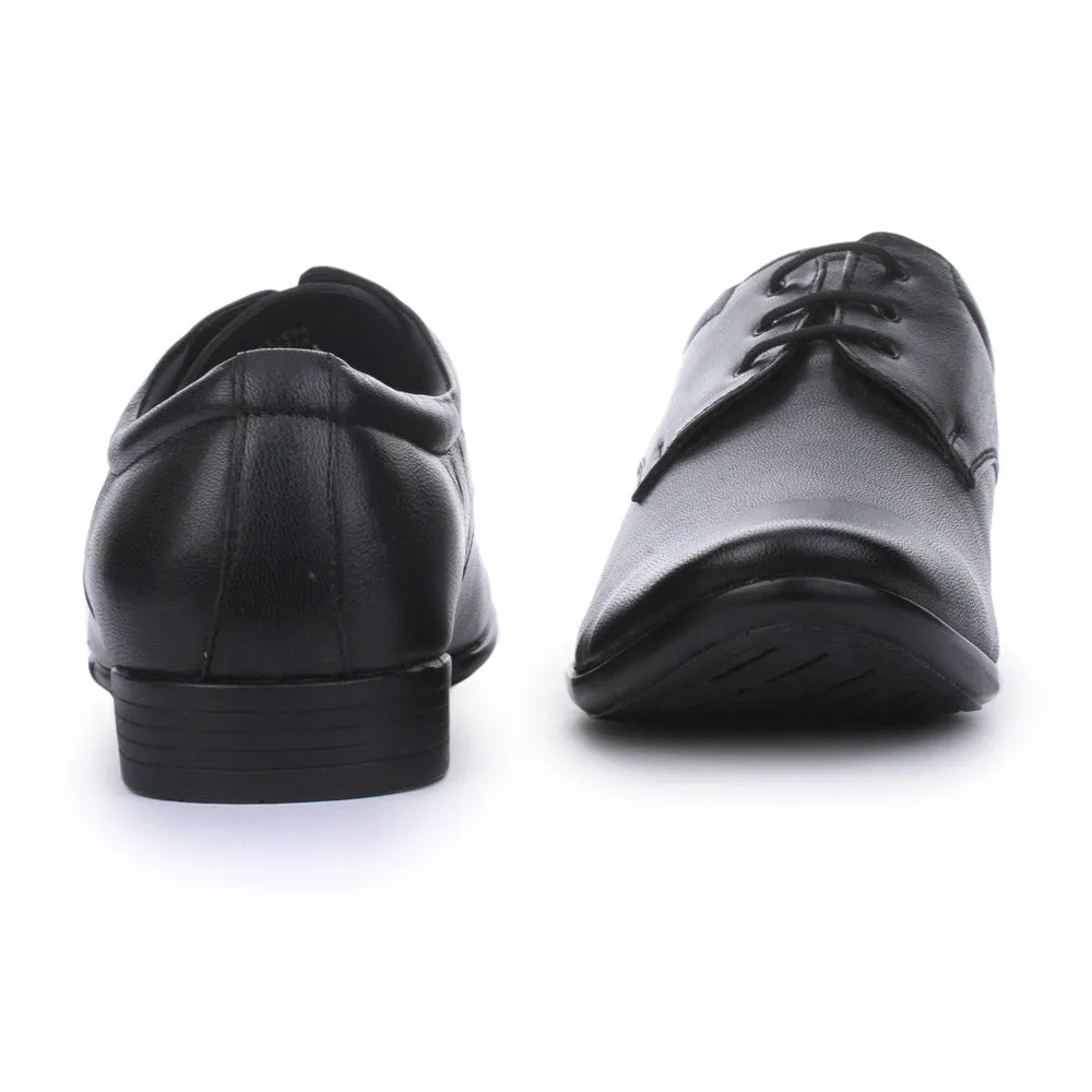 Fortune Black Classic Oxford Shoes For Men FL-034 By Liberty