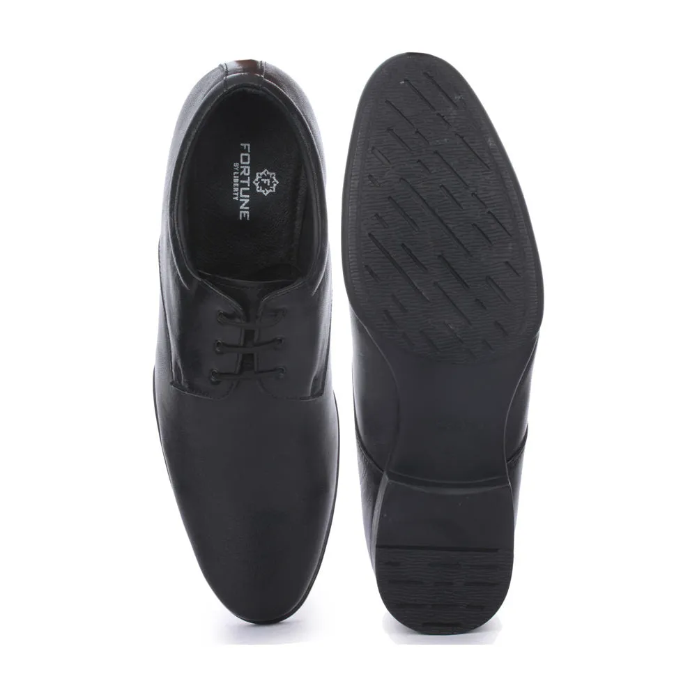 Fortune Black Classic Oxford Shoes For Men FL-034 By Liberty