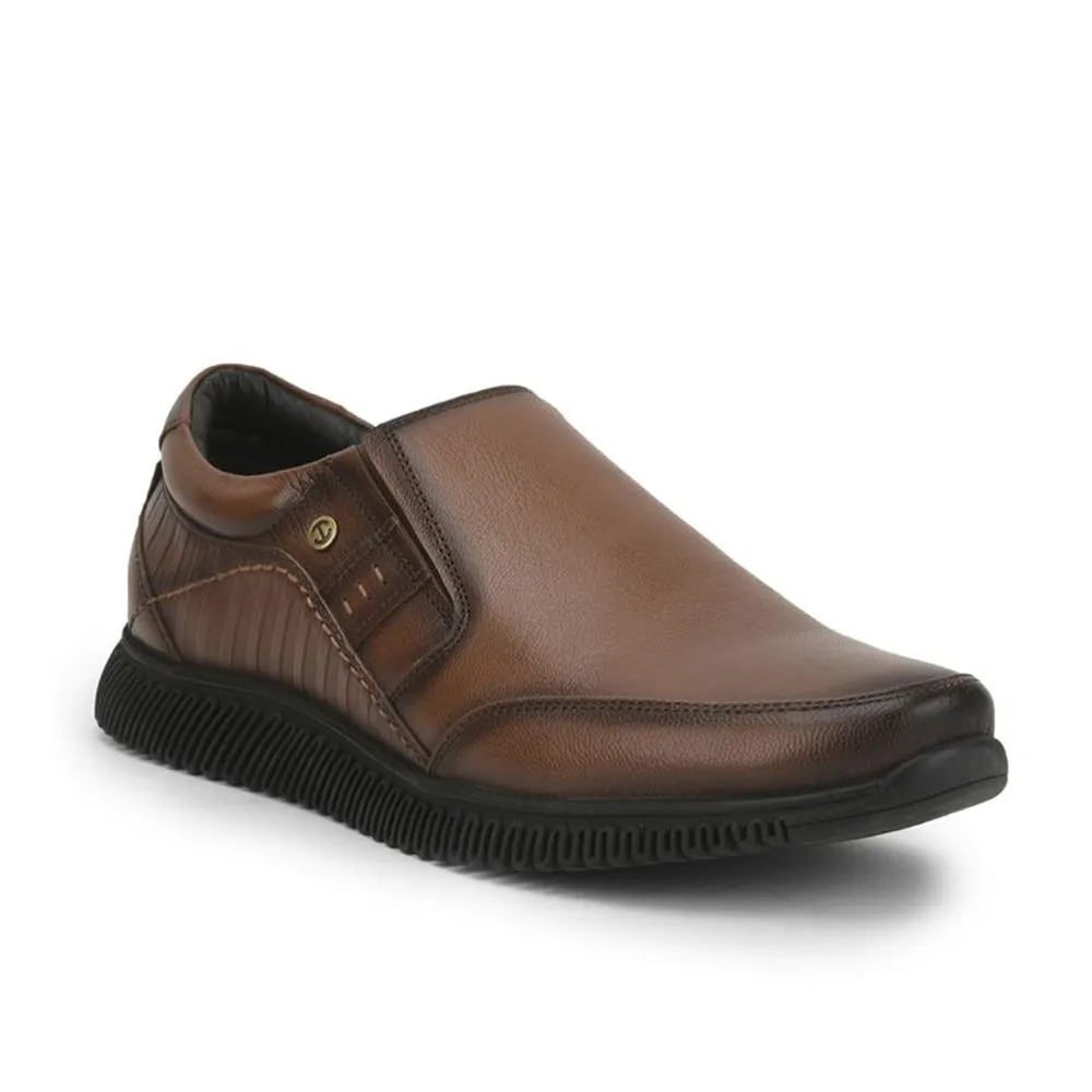Healers Casual (Tan) Non lacing Shoes For Men UVL-102 By Liberty