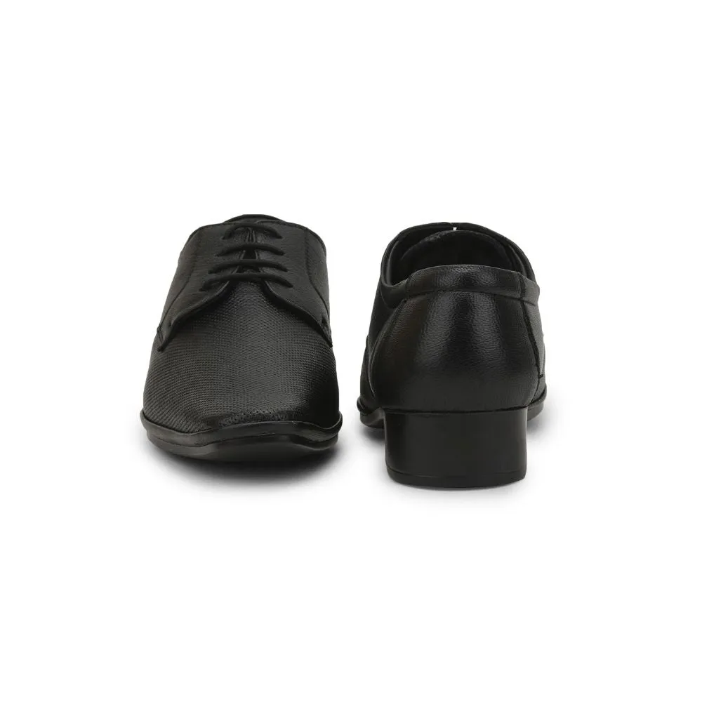 Healers Formal (Black) Lacing Shoes For Men JPL-233 By Liberty