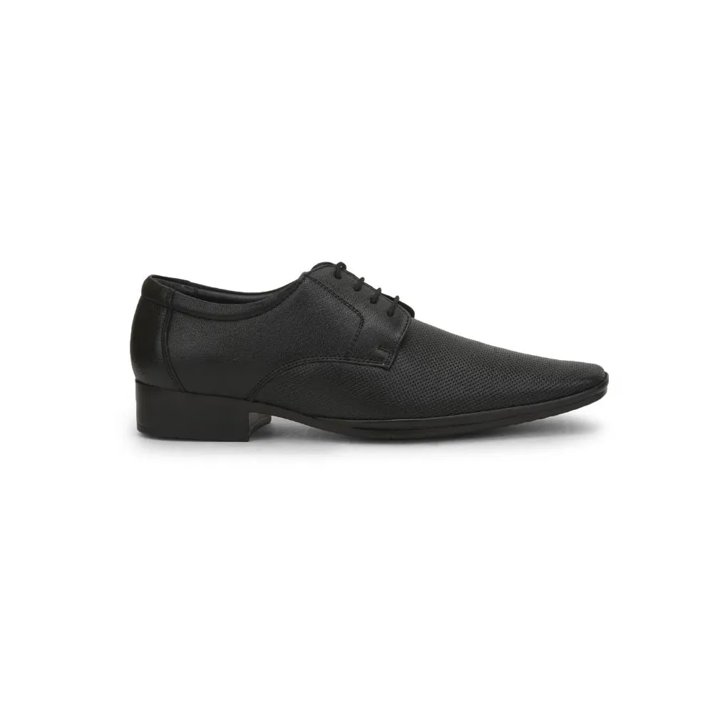 Healers Formal (Black) Lacing Shoes For Men JPL-233 By Liberty