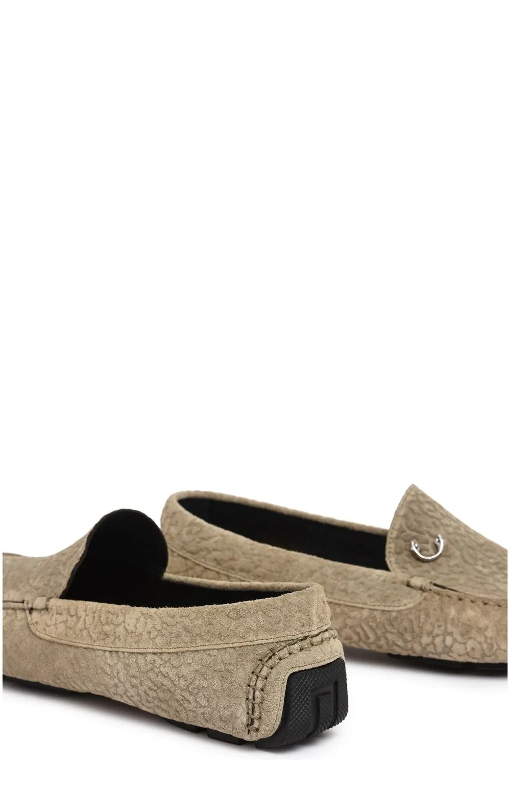 Just Cavalli Logo Plaque Slip-On Loafers