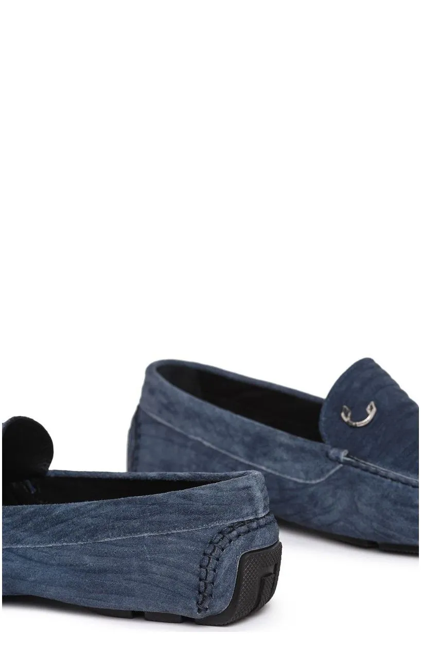 Just Cavalli Tiger Printed Slip-On Loafers