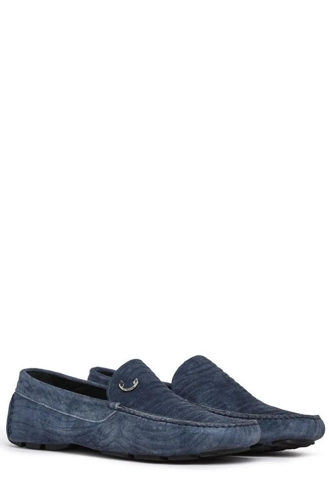 Just Cavalli Tiger Printed Slip-On Loafers