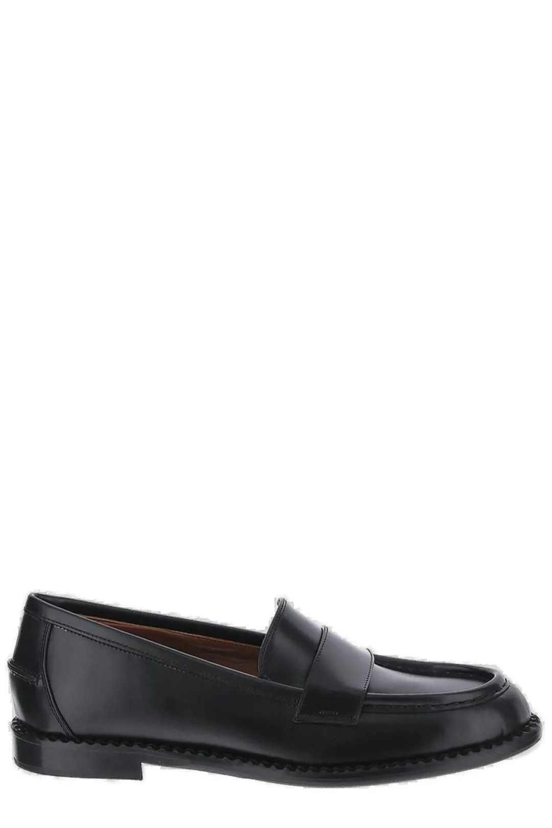 L'Autre Chose Round-Toe Slip-On Loafers