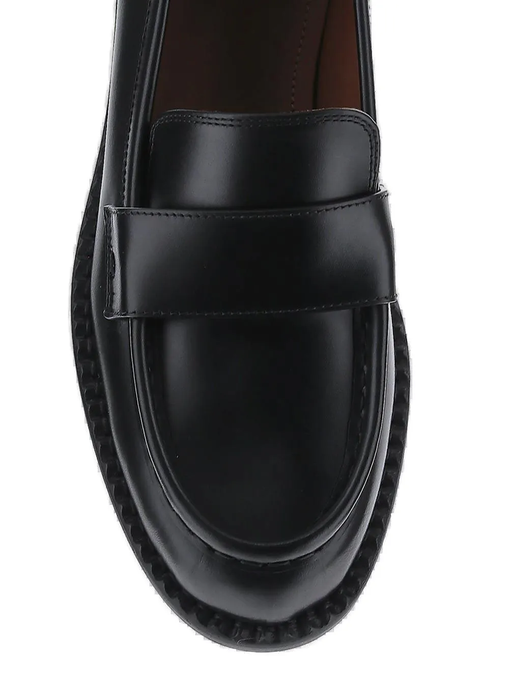 L'Autre Chose Round-Toe Slip-On Loafers