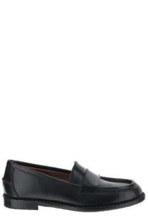 L'Autre Chose Round-Toe Slip-On Loafers
