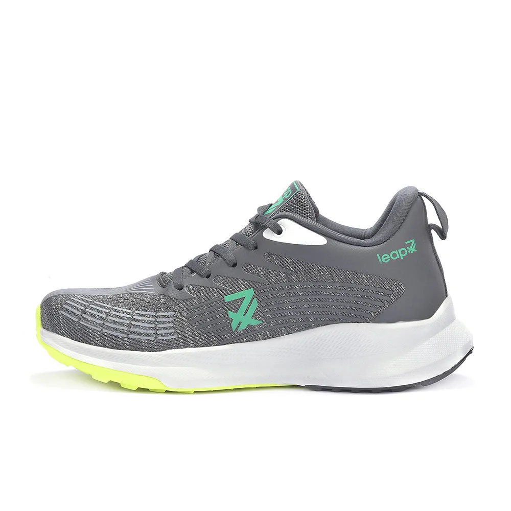 Leap7x By Liberty Men RW-14 Grey Sports Lacing Shoes