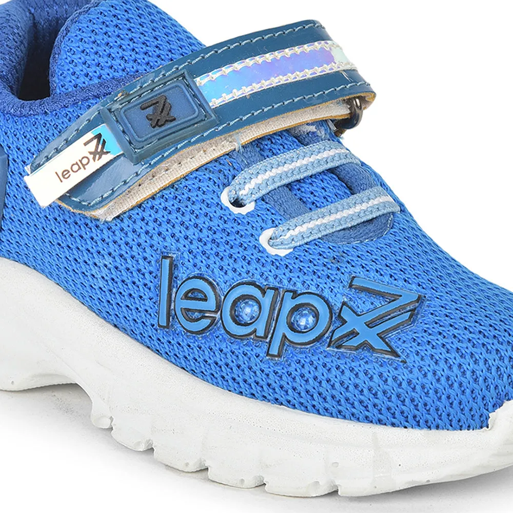 Leap7x Non Lacing Casual Shoes For Kids (R.Blue) JEEVA-08 By Liberty
