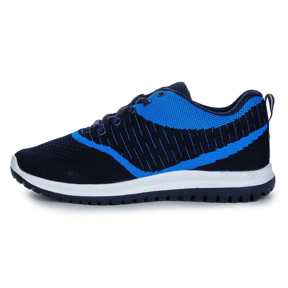Lucy & Luke Lacing Blue Sports Running Shoes For Kids JAMIE-7 By Liberty