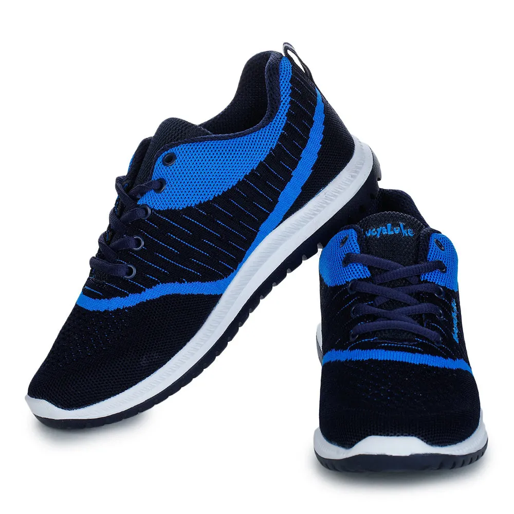 Lucy & Luke Lacing Blue Sports Running Shoes For Kids JAMIE-7 By Liberty