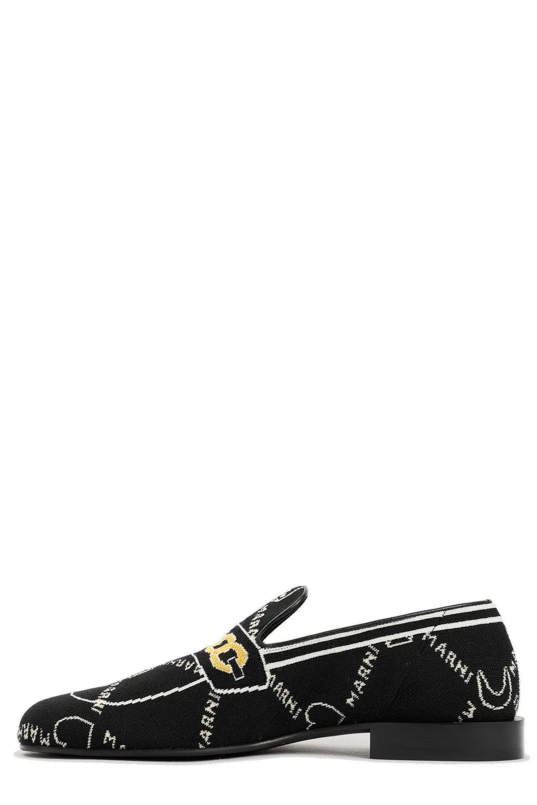 Marni Jacquard Knitted Moccasins