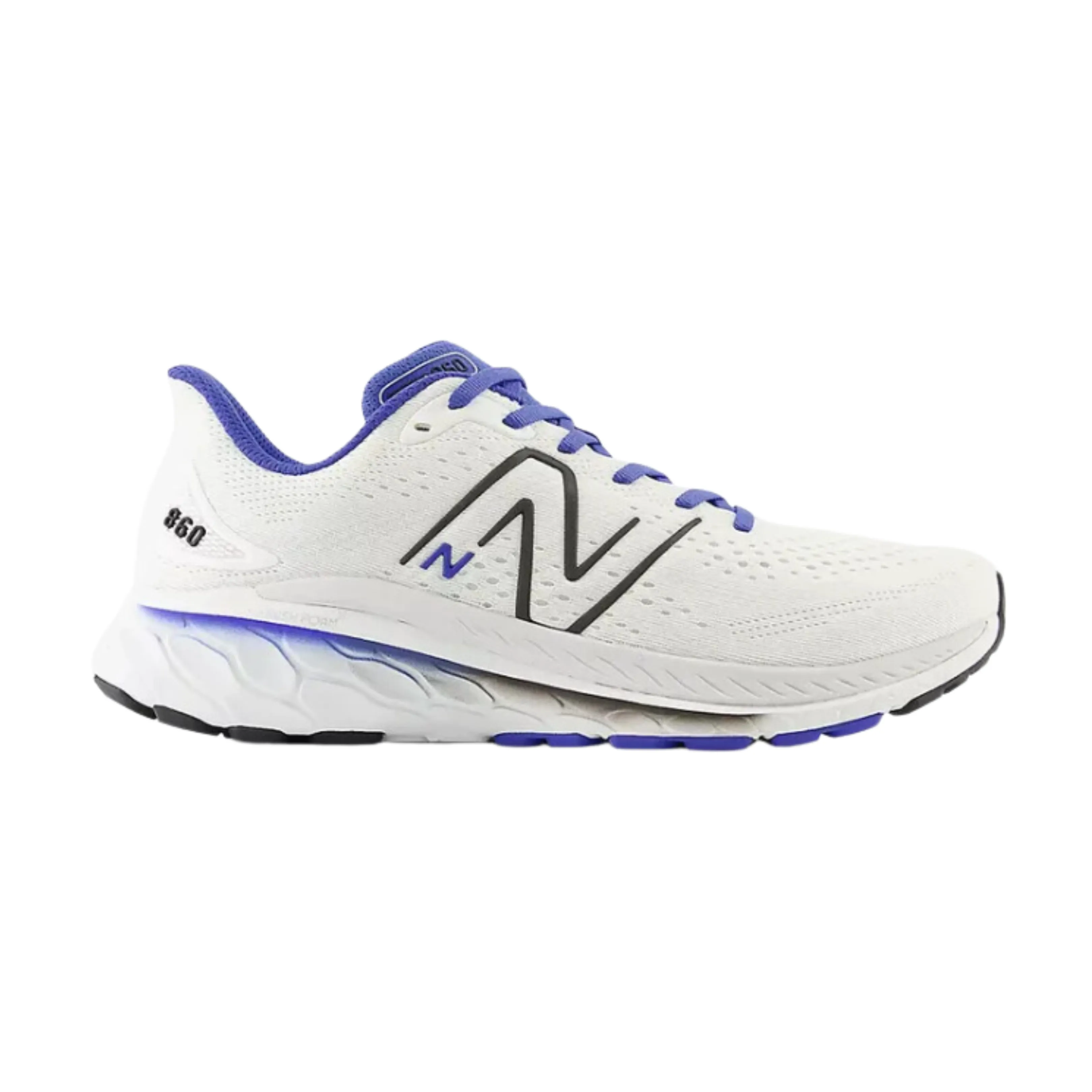 Men's Fresh Foam x 860v13 - White with Marine Blue (2E Width)