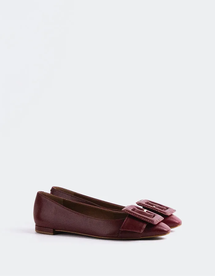 Mulan Bordeau Leather