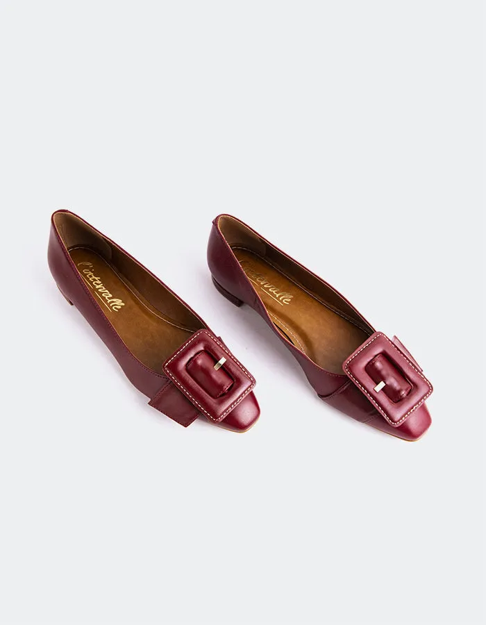 Mulan Bordeau Leather