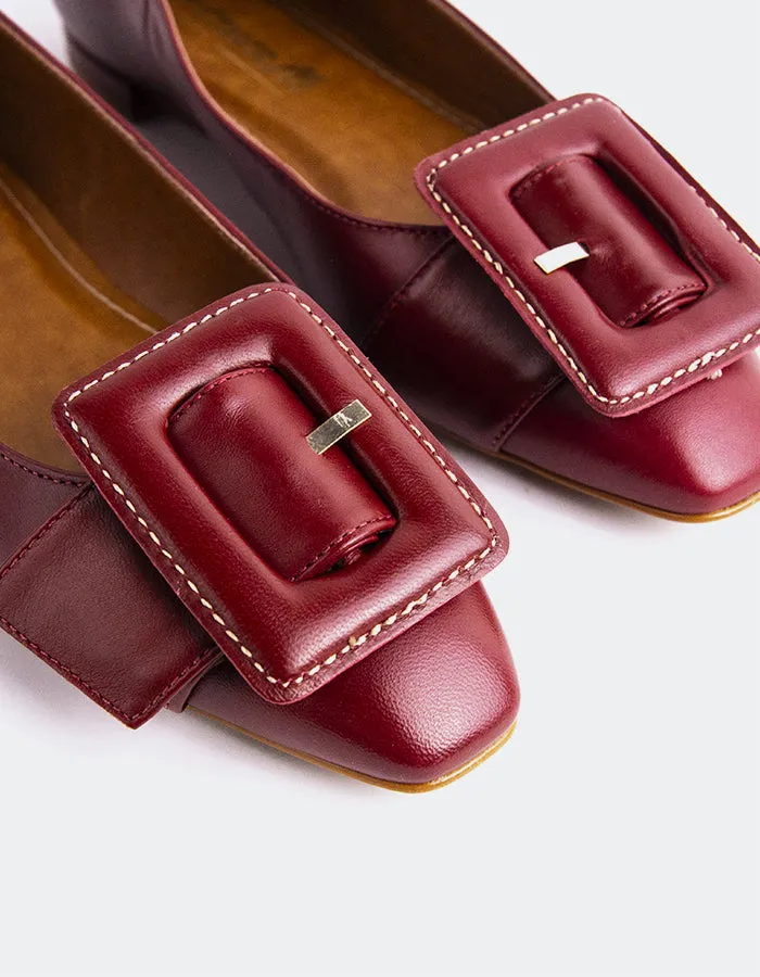 Mulan Bordeau Leather