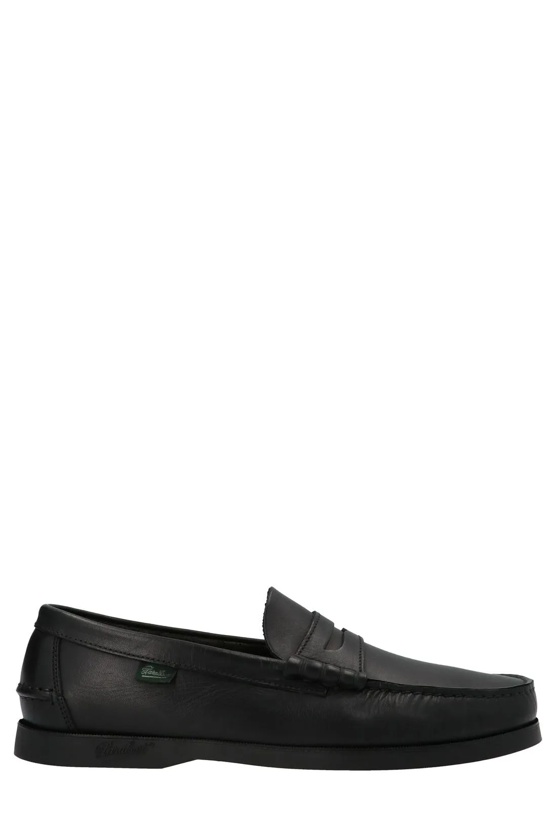Paraboot Logo Label Round Toe Loafers