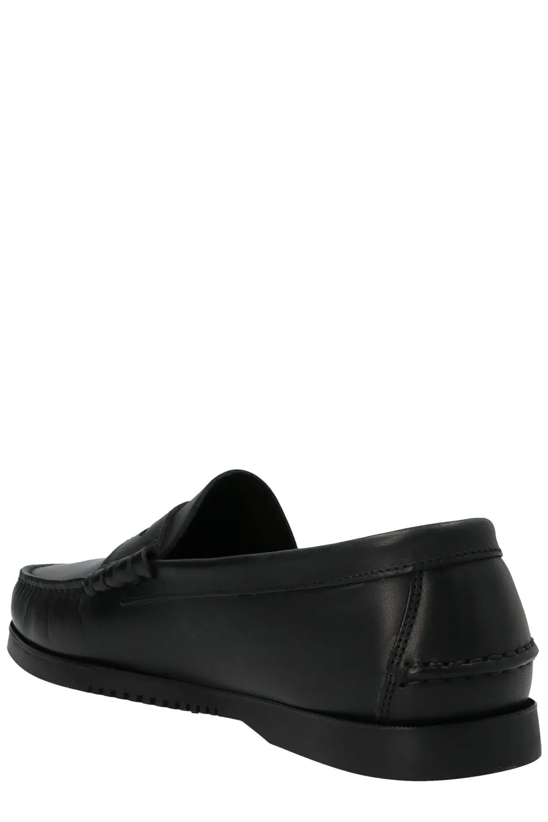 Paraboot Logo Label Round Toe Loafers