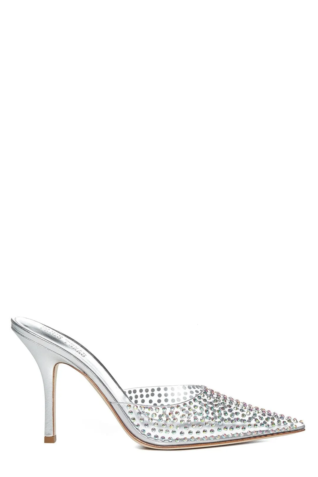 Paris Texas Embellished Pointed Toe Mules