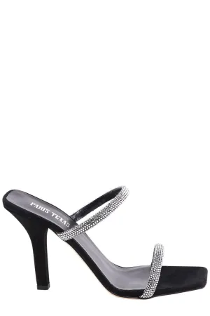 Paris Texas Holly Linda Embellished Slip-On Mules