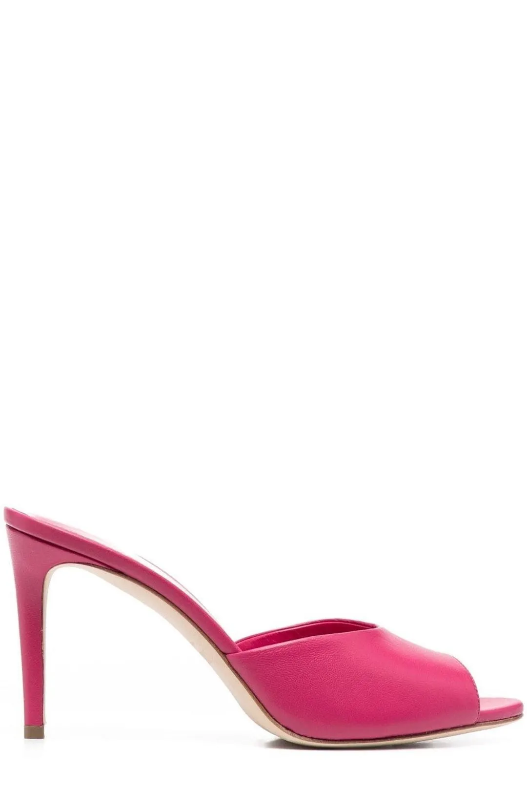 Paris Texas Pointed-Toe Heeled Slides