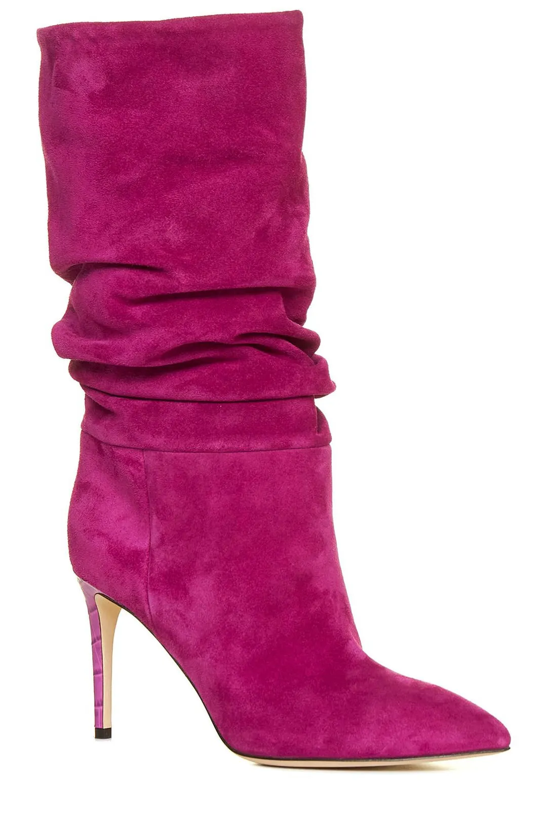 Paris Texas Ruched Pointed Toe Boots