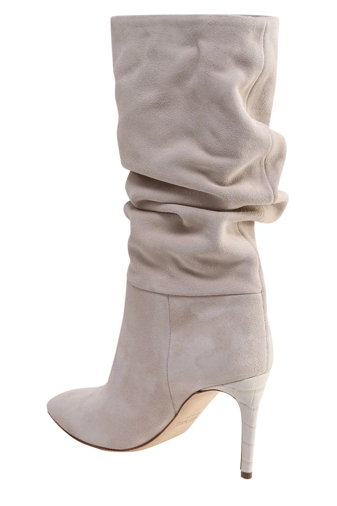Paris Texas Ruched Pointed Toe Boots